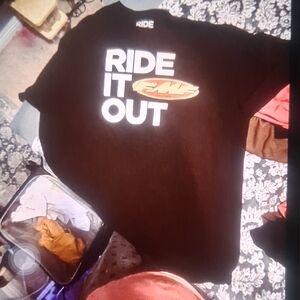 Ride It Out Black Graphic Men's Tee